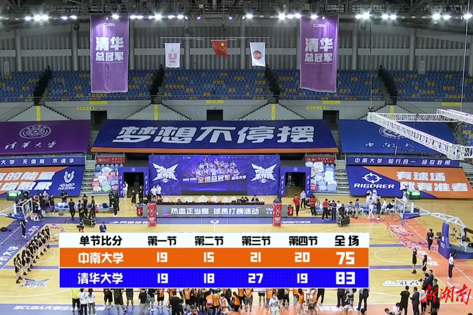 快訊|CUBA未迎“新王”誕生 校園“籃球湘軍”中南大學斬獲亞軍