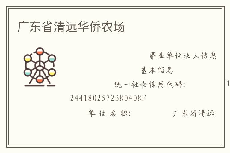廣東省清遠華僑農場