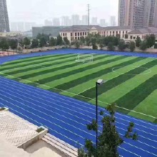 防滑耐磨全塑型塑膠跑道 富海體育定制
