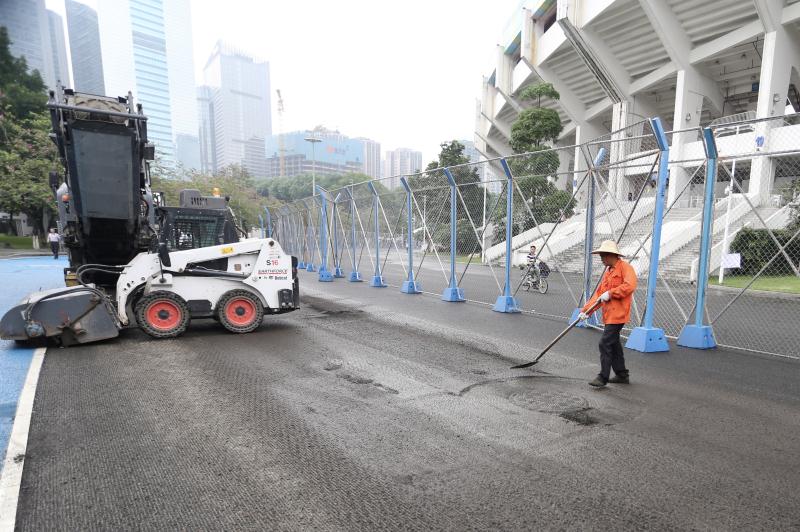 瀝青基礎路面拉毛鏟除