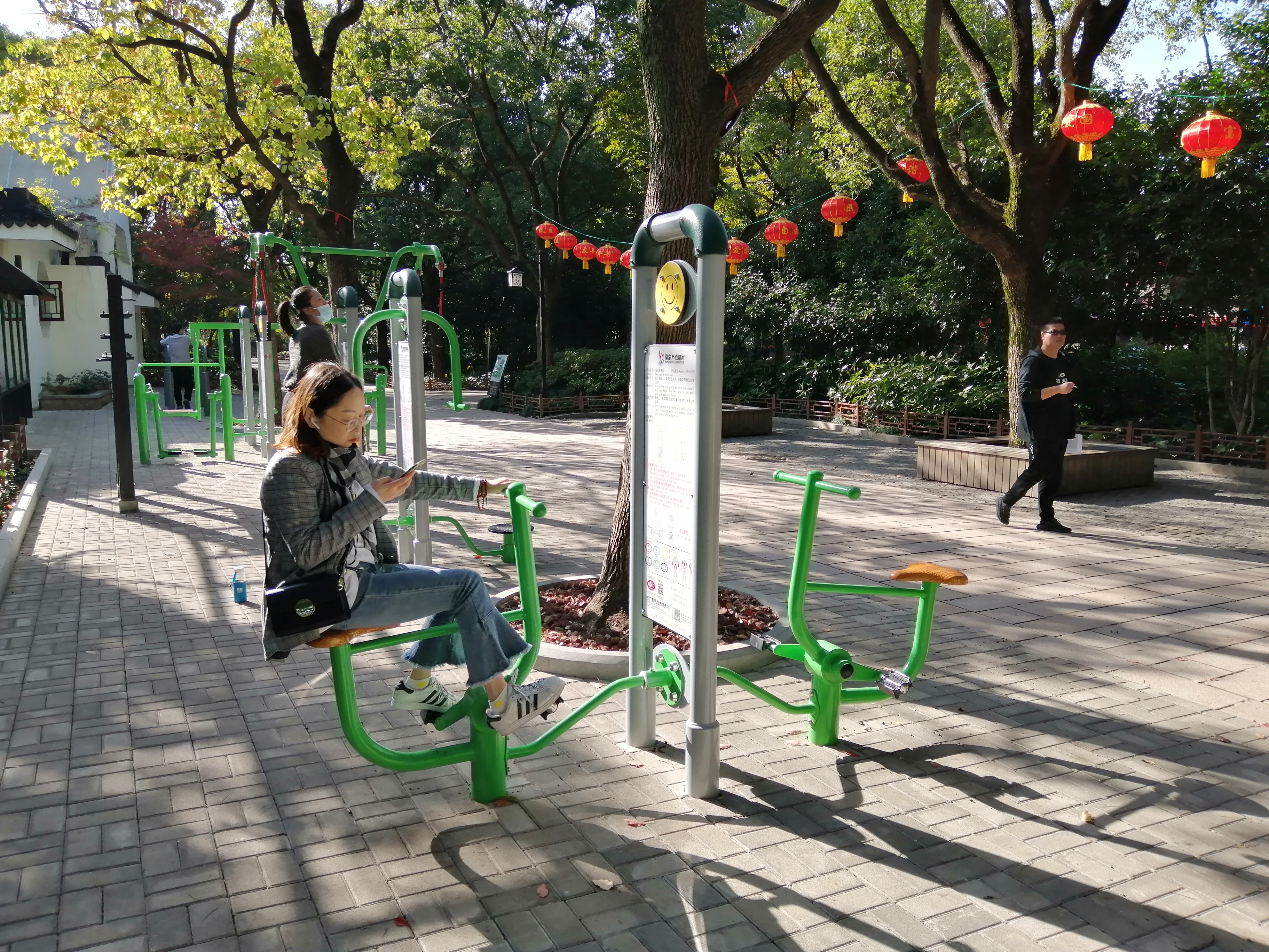 雙位健身車