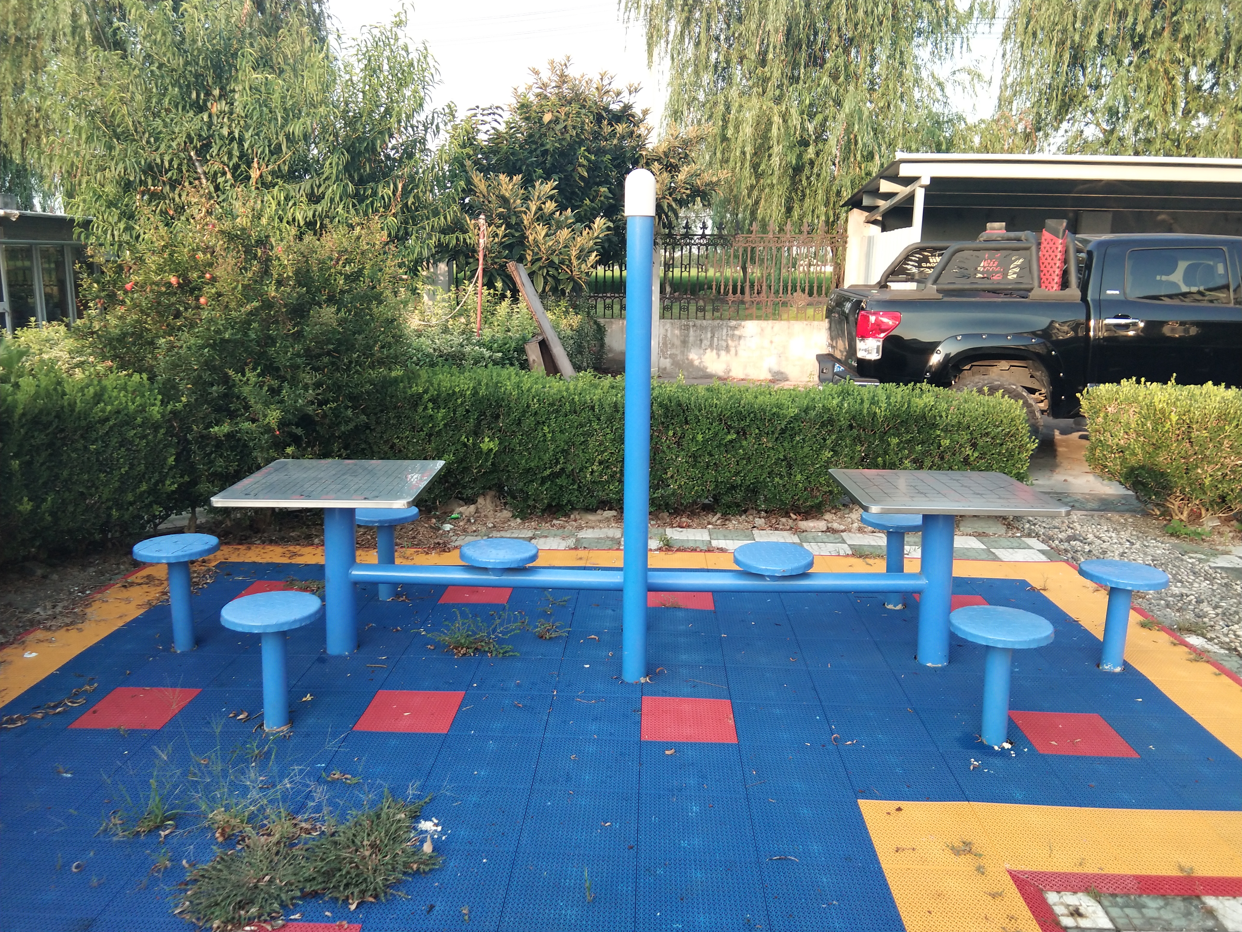 雙立柱棋牌桌