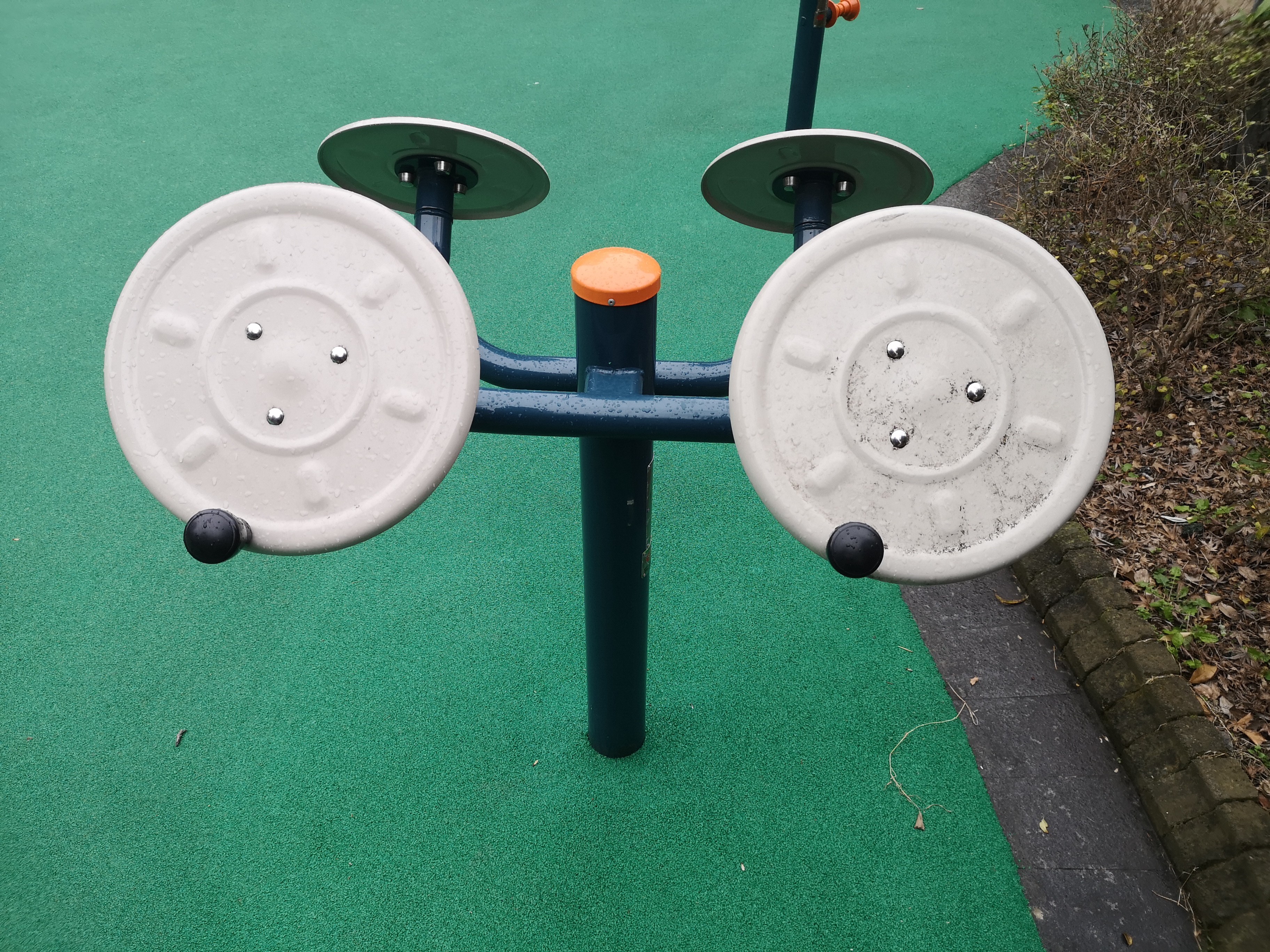 二位太極揉腿輪