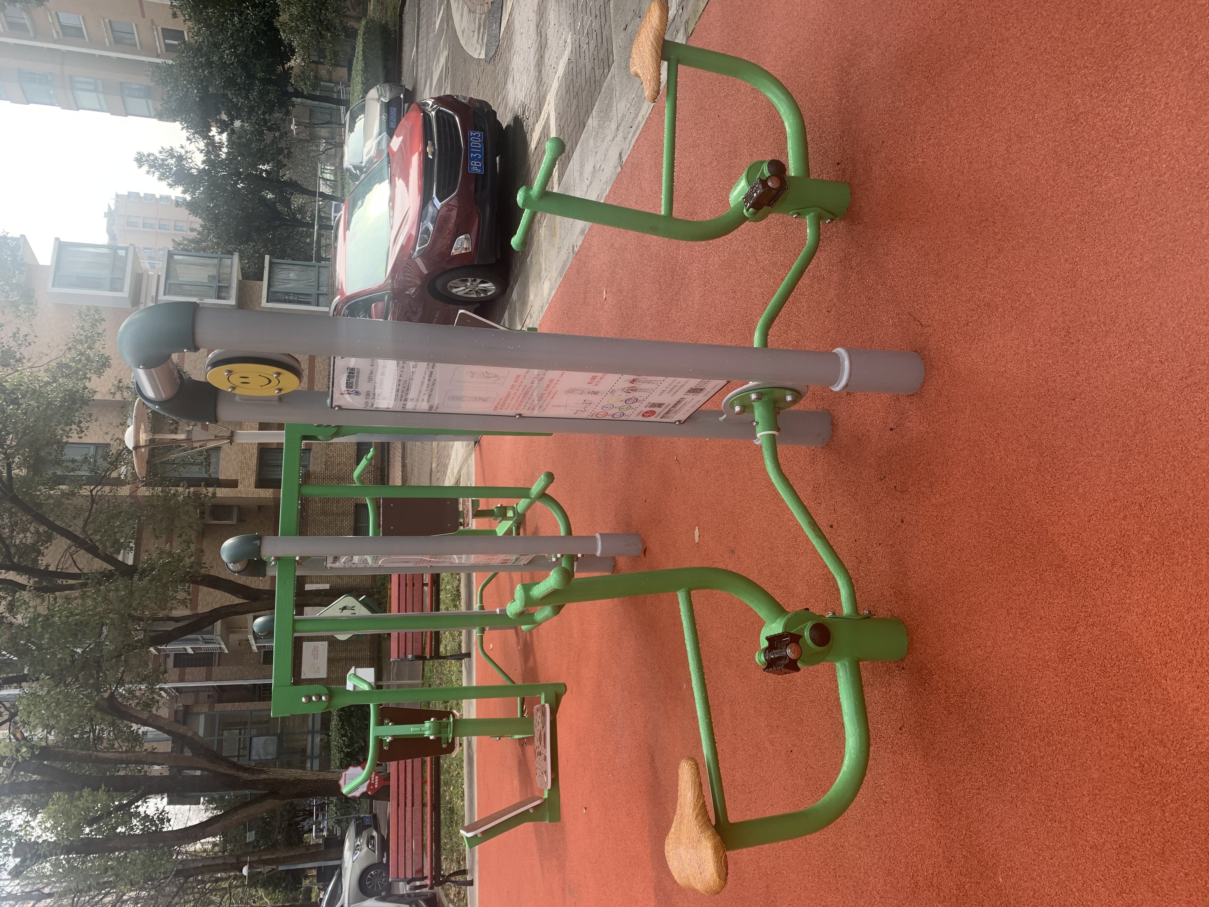 雙位健身車