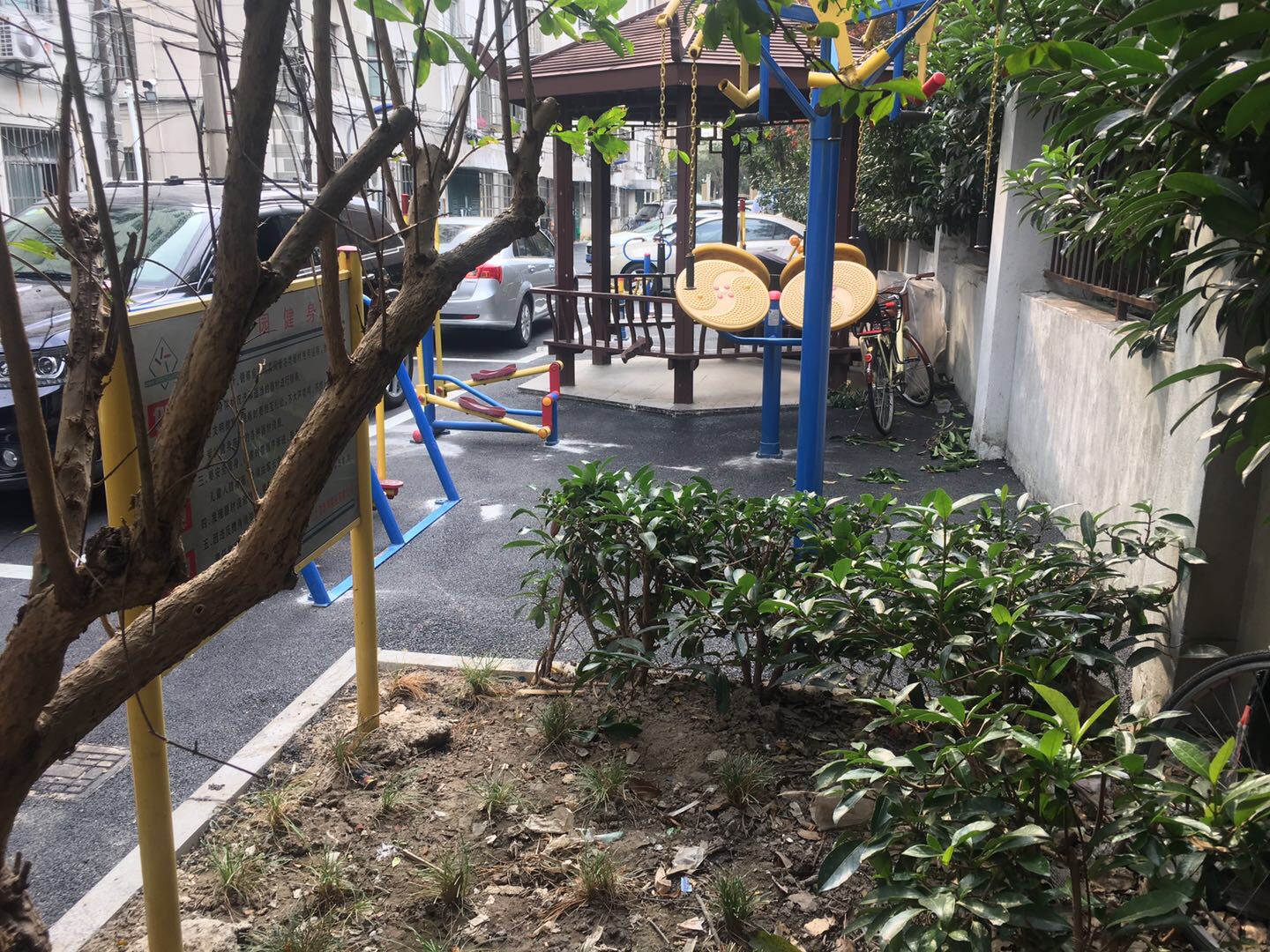 蝶戀園小區健身點