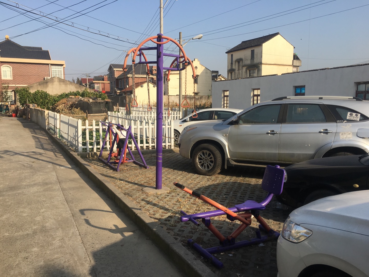 浦東新區合慶鎮朝陽村丁家宅健身苑點