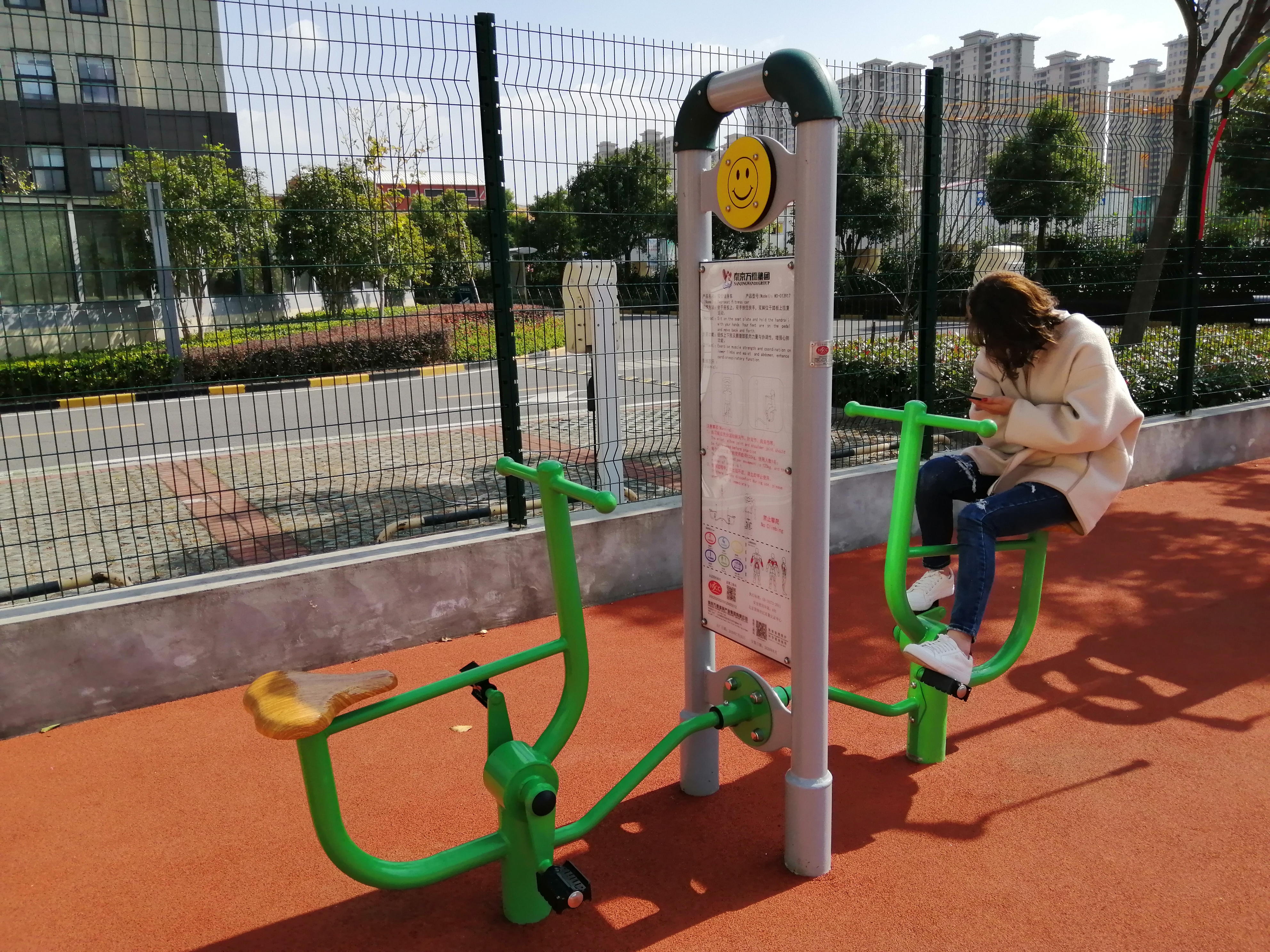 雙位健身車