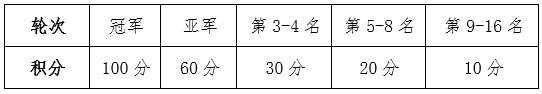 2019中國板式網球巡回賽競賽規程