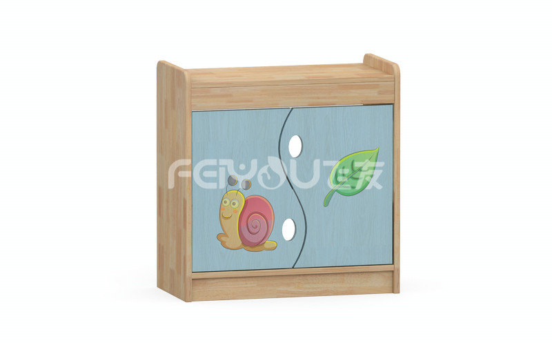 幼兒園實木家具環保水性漆寶寶學習互動森林組合蝸牛柜.jpg