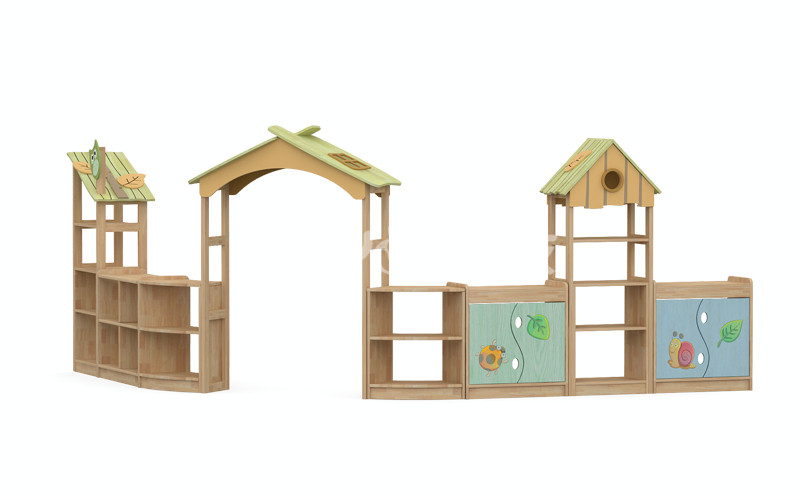 幼兒園實木家具環(huán)保水性漆寶寶學習互動森林組合柜子.jpg