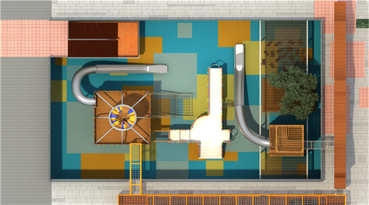 南方戶外兒童游樂設施整體設計方案之四