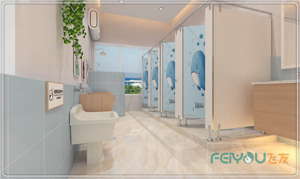 南方幼兒園室內整體設計:簡約卡通衛生間 南方幼兒園室內整體設計:簡約卡通衛生間