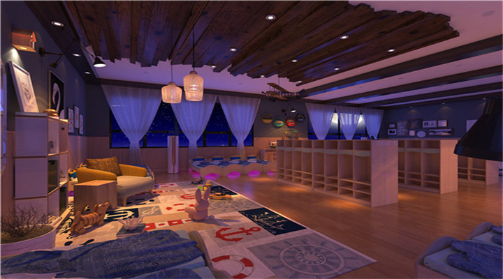 南方幼兒園室內(nèi)整體設(shè)計:現(xiàn)代幼兒園寢室 南方幼兒園室內(nèi)整體設(shè)計:現(xiàn)代幼兒園寢室