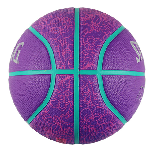 斯伯丁nba4her女子6號籃球(紫色)