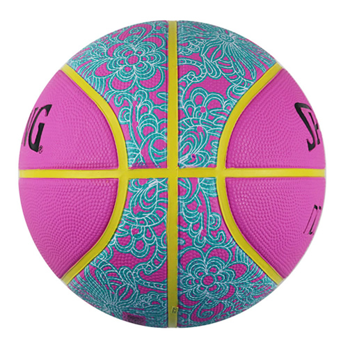 斯伯丁nba4her女子6號籃球(粉色)