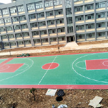 【易彩】高耐磨硅PU羽毛球場運動場地坪漆 硅pu球場地坪 可批發 硅PU地坪批發