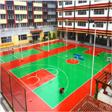 深圳籃球場翻新改造價(jià)格 耐磨籃球場建設(shè) 丙烯酸球場 硅PU球