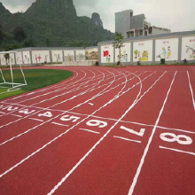 利達體育 硅pu籃球場材料、硅pu材料施工、塑膠跑道圖片、深圳硅pu球場材料