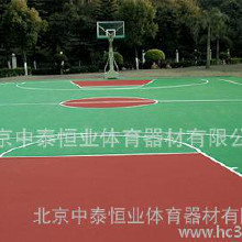 丙烯酸網球場地硅PU藍球場地施工塑膠跑道 橡膠地墊