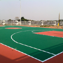 西安硅PU丙烯酸球場 硅pu籃球場 專業生產PU地板 硅pu運動場施工價格 西安硅pu籃球場廠家