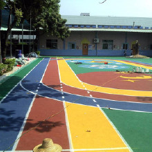 利達供應水性硅PU ，水性丙烯酸材料、塑膠跑道，EPDM 材料廠家湖北武漢球場材料銷售施工一體，湖北材料廠家