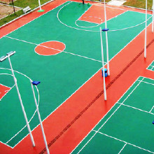 丙烯酸硬地球場面層施工天津寶坻區籃球場翻新