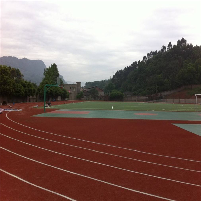 濟寧專業塑膠跑道達創 球場塑膠跑道 全國施工