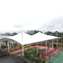 膜結構體育設施  張拉膜球場棚 公司