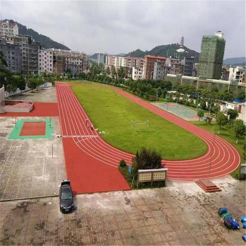 濟寧專業塑膠跑道達創 球場塑膠跑道 全國施工